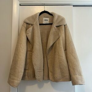 Zara Faux Fur Coat